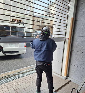グリルシャッター交換